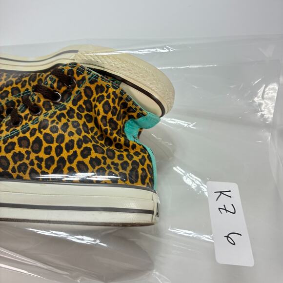 Converse Chuck 70 Hi Varsity Remix Brown Cheetah High Top Sneakers Womens Sz 9.5 - Picture 10 of 10